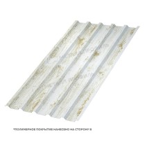 Профнастил кровельный МП-35x1035 ECOSTEEL двусторонний  0.5 Беленый Дуб