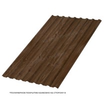 Профнастил кровельный МП-20x1100 ECOSTEEL двусторонний  0.5 Мореный Дуб
