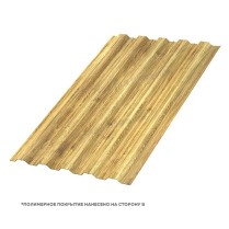 Профнастил стеновой НС-35x1000 ECOSTEEL двусторонний  0.5 ЗолотойДуб