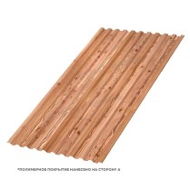 Профнастил кровельный С-21x1000 ECOSTEEL текстурированный 0.5 Кедр