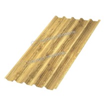 Профнастил кровельный С-44x1000 ECOSTEEL текстурированный 0.5 ЗолотойДуб