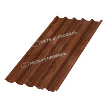 Профнастил стеновой С-44x1000 ECOSTEEL 0.5 Мореный Дуб
