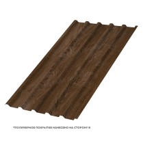 Профнастил кровельный МП-35x1035 ECOSTEEL двусторонний  0.5 Мореный Дуб